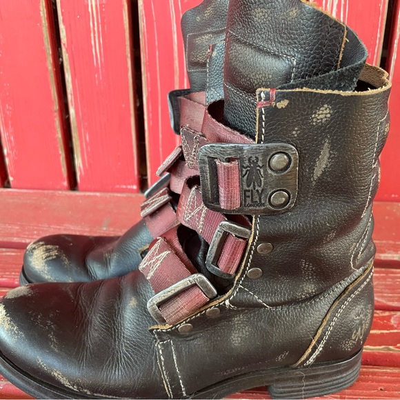 Fly London Kiff brown boots - Picture 2 of 4